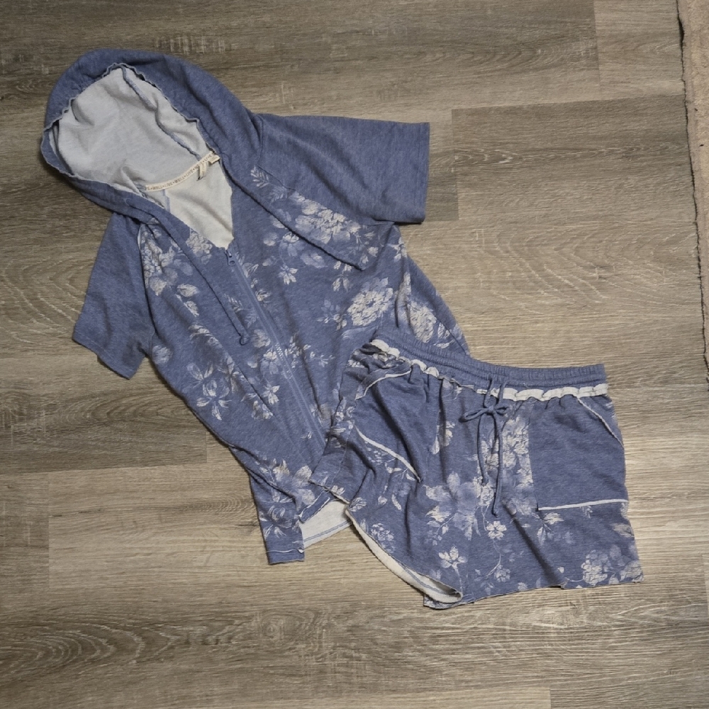 Live Well Blue Knit Top